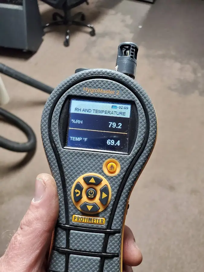 Moisture meter humidity assessment for Mold Remediation & Removal in North Ogden